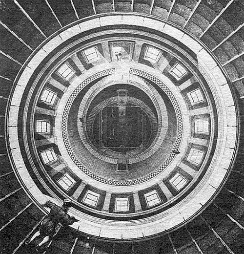 Тоннель под Темзой Вид сверху Литография Томас Хозмер Шеферд 18511855 гг - фото 1