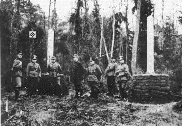 Германские офицеры на линии разграничения AAN Рисунок В Шумейкера - фото 19