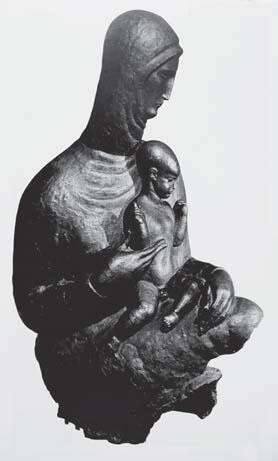 Илл 7 И Мештрович Богородица с младенцем 1917 Бронза Галерея Мештровича - фото 7