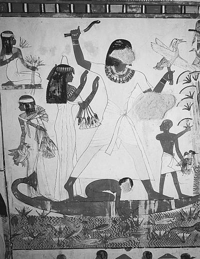 Египетская фреска Хоремхеб перед Осирисом фреска Женщина во все времена - фото 27