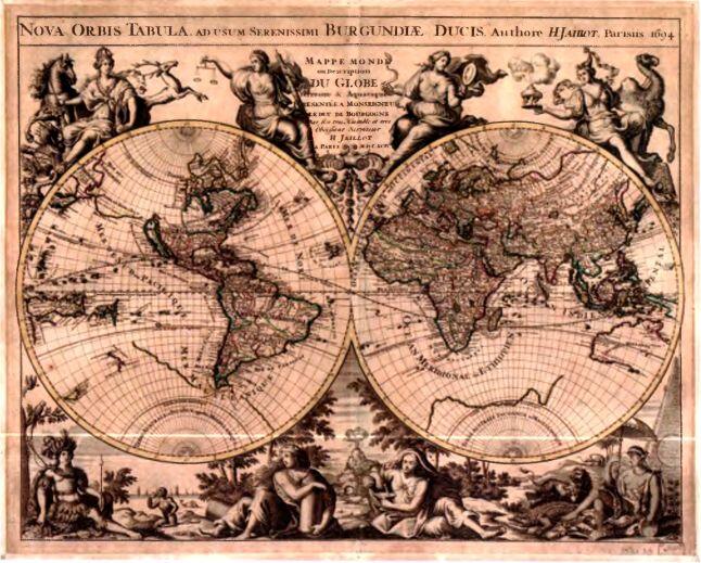Карта мира 1694 года - фото 97