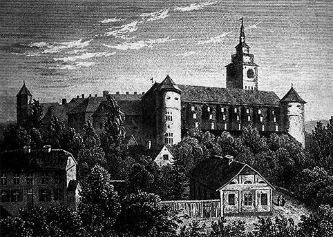 Замок Кёнигсберг Гравюра 18341835 годы Восточное крыло замка Кёнигсберг - фото 5