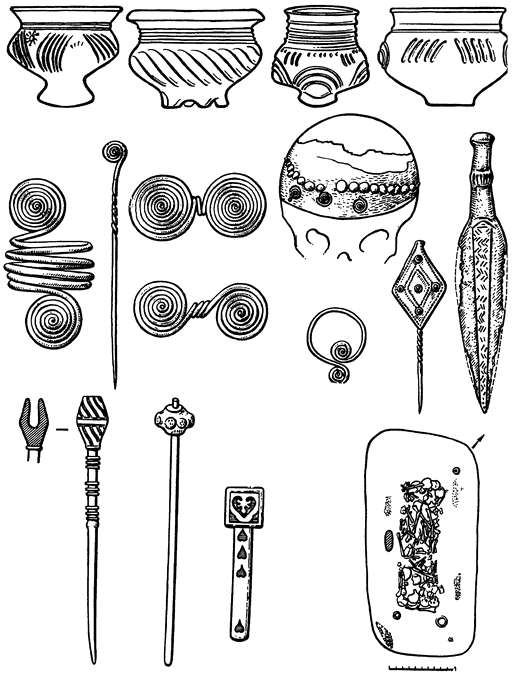 Предметы из могил древних славян XVXIII вв до нэ тшинецкая культура В - фото 6