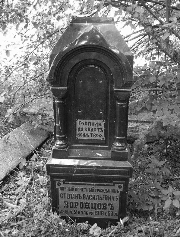 Рис 1 Село Никулино Гранитное надгробие графа и почетного гражданина С В - фото 1