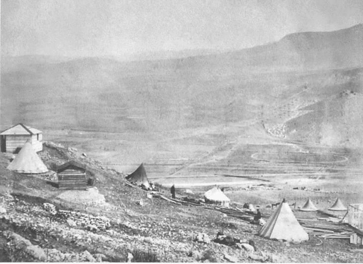 Вид Балаклавской долины от Гвардейского холма до холма Канробера на котором - фото 2