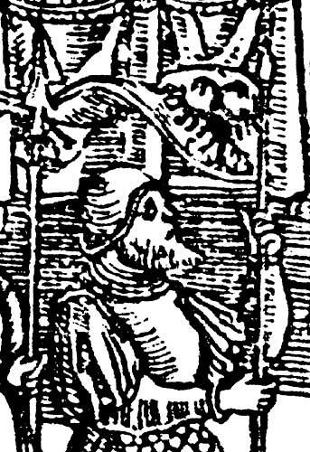 Рис 03 Фрагмент старинной гравюры из Библии Скорины Русский двуглавый орел - фото 3