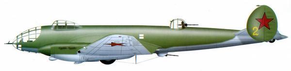 Ер2 с моторами М105Р из 1й эскадрильи 420го дбап летчик капитан А Г - фото 3