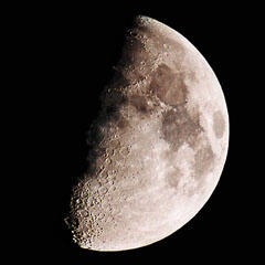 Рис 7 Луна в возрасте 8 суток Свет Луны может оказаться серьёзной помехой - фото 6