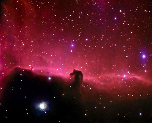 Рис 135 Тёмное пылевое облако туманности Конская Голова в созвездии Орион - фото 151