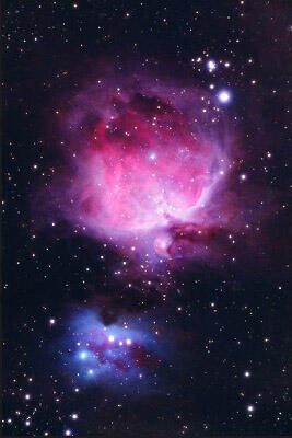 Рис 137 Большая туманность в созвездии Орион яркий пример эмиссионных - фото 153