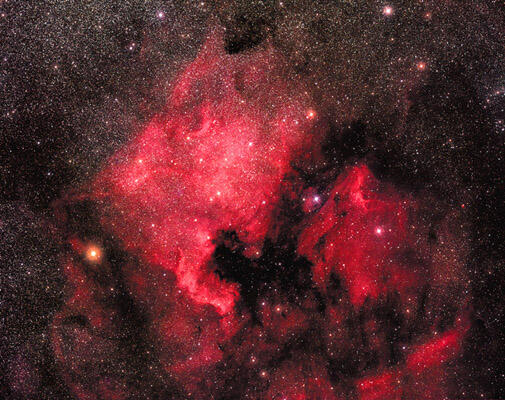 Рис 138 Темное межзвездное облако образующее туманность Мексиканский - фото 154