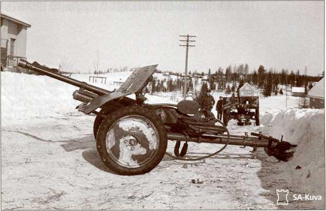 Финская противотанковая пушка Бофорс калибра 37 мм Уничтоженная финская - фото 19