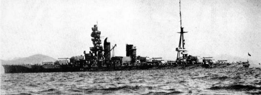 Линейный корабль Хьюга в начале 1930х гг - фото 147