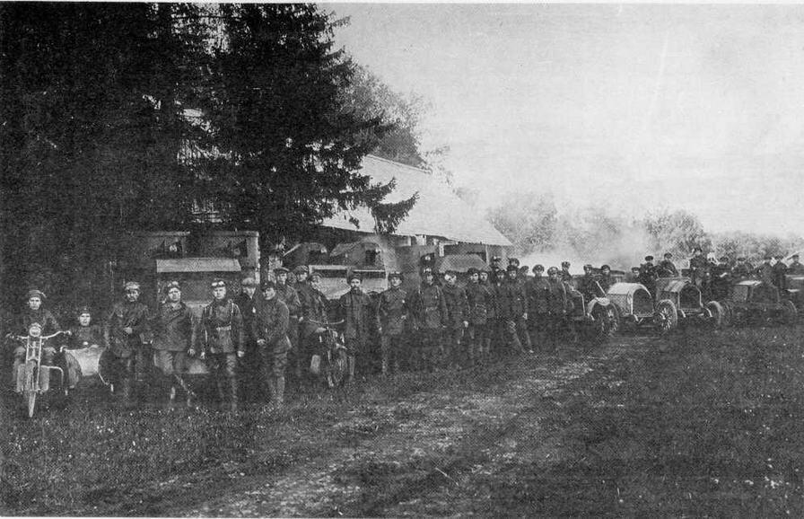 Летучий бронеотряд Красной Армии Боевые машины слеванаправо Остин 3й - фото 34