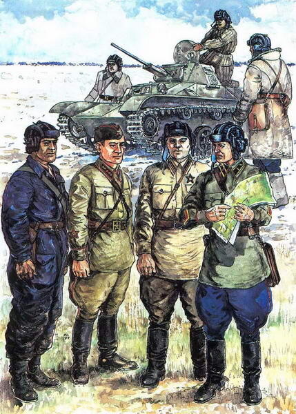 Форма танкистов Красной армии в начальный период Великой отечественной войны - фото 60