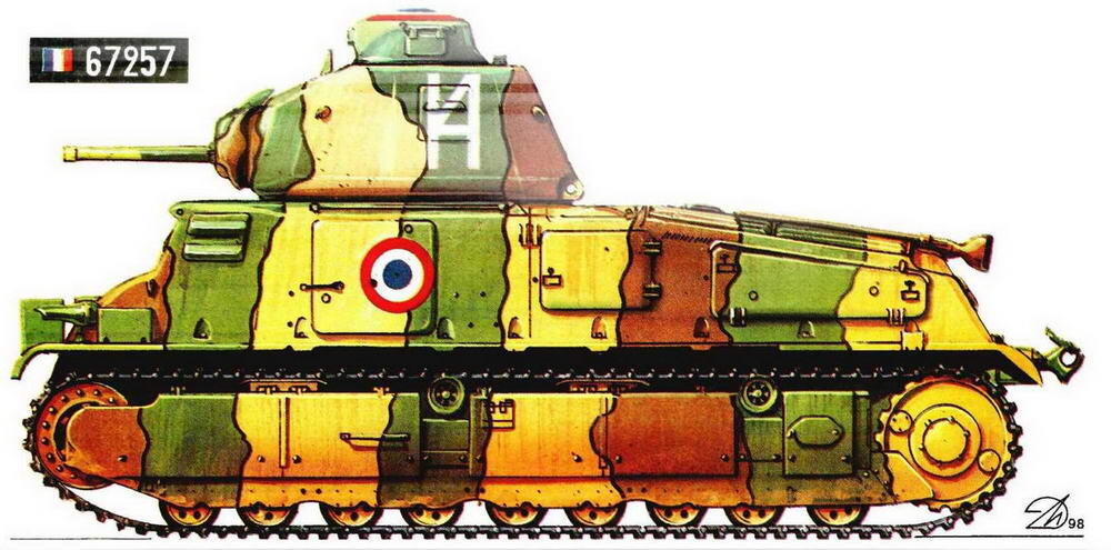 Средний танк S35 1я легкая механизированная кавалерийская дивизия 1 DLM - фото 62
