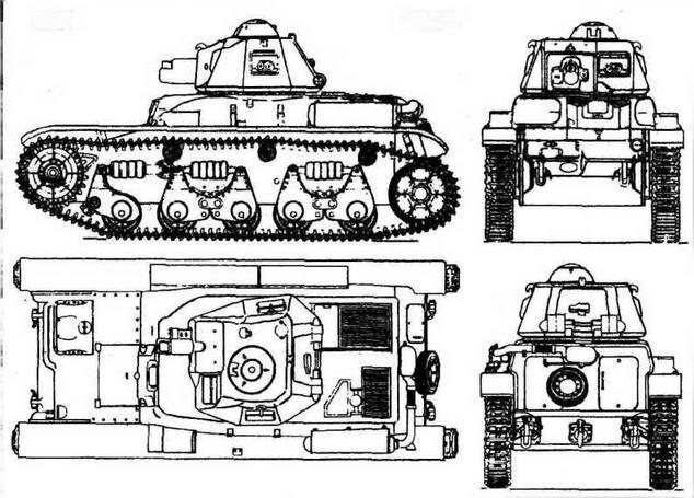 R35 Французская армия использовала танки R35 R39 и R40 на всех театрах - фото 7
