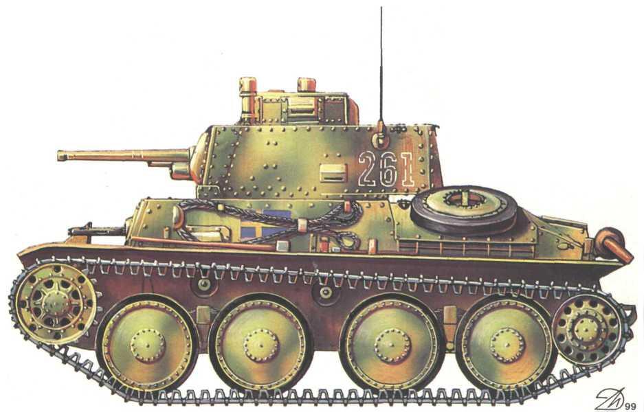 Легкий танк Strv m41 S1 3й танковый полк 3rd Tank Regiment Sodermanland - фото 72