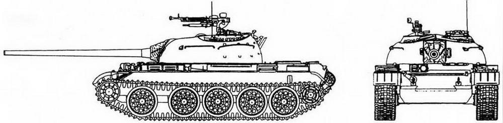 Т543 Первый серийный массовый танк послевоенного выпуска Разработан в 1945 - фото 3