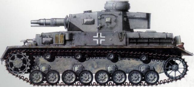 Немецкий средний танк PzIVDE Масса 22 т экипаж 5 человек вооружение - фото 67
