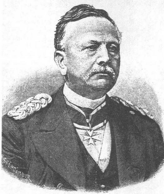 Основатели германского флота принц Адальберт вверху и генерал фон Штош - фото 3