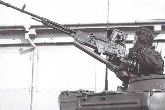 Установка зенитного пулемета НСВ127 в боевом положении Зенитнопулеметная - фото 41