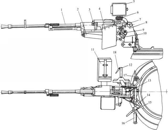 Зенитнопулеметная установка 1 зенитный пулемет НСВ127 2 - фото 42