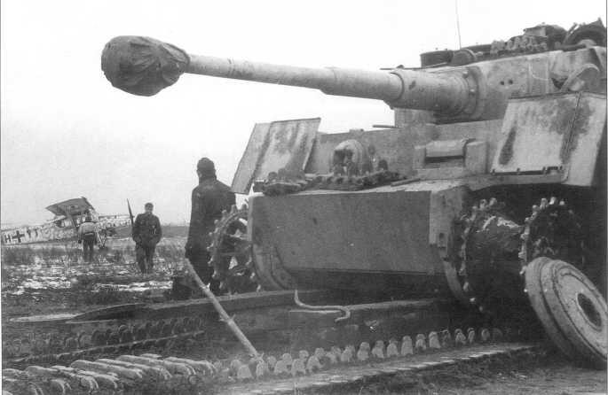 Замена гусениц танка Тигр I с транспортных на боевые Советскогерманский - фото 52