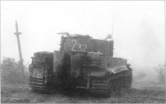 Тигр I имеющий номер 232 перед наступлением на советские позиции Лето - фото 127