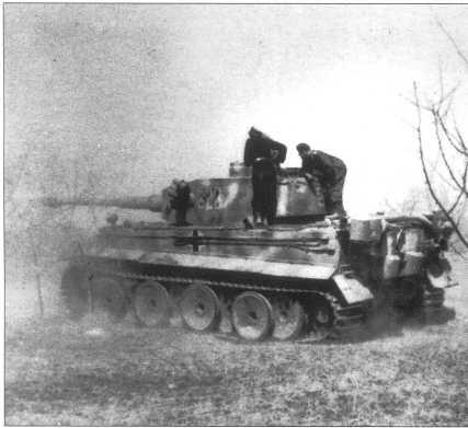 Рейхсфюрер СС Генрих Гиммлер осматривает танк Тигр I Машина имеет - фото 208
