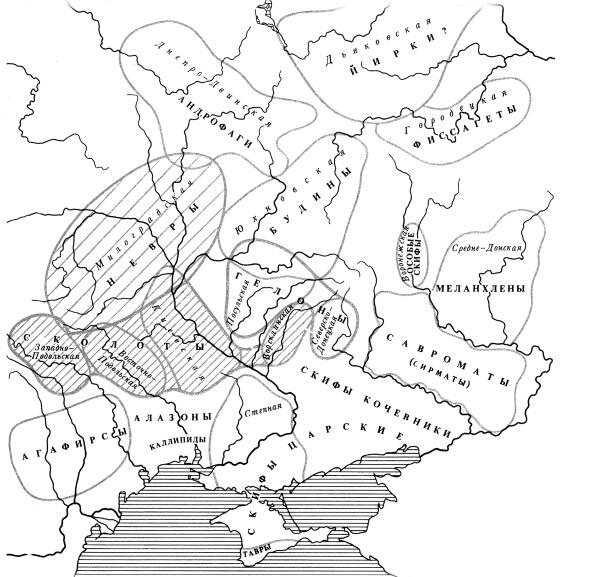 Территории занимаемые скифами и славянами VIIIII вв до н э Могущество - фото 4