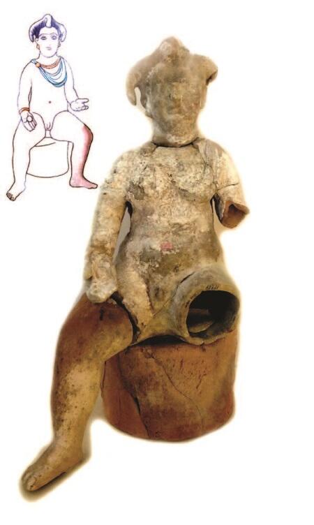Рис 21 Сидящий мальчик Терракотовая статуэтка и ее реконструкция Вавилон - фото 29