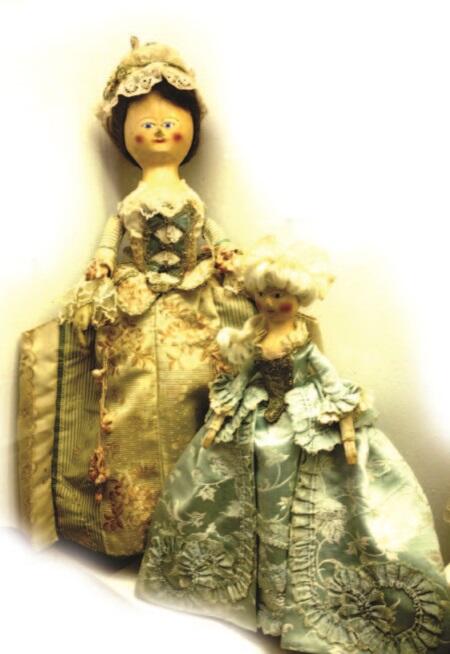 Рис 47 Английская деревянная кукла слева Около 1750 Музей кукол Мюнхен - фото 55