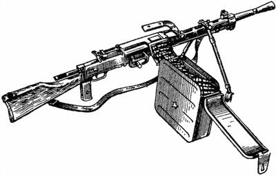 Рис 1Общий вид ротного пулемета обр 1946 г РП46 Вес ротного пулемета 13 - фото 1