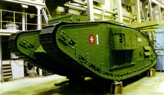 Архангельский танк MKV во время реставрации Осень 2007 года В настоящее - фото 192