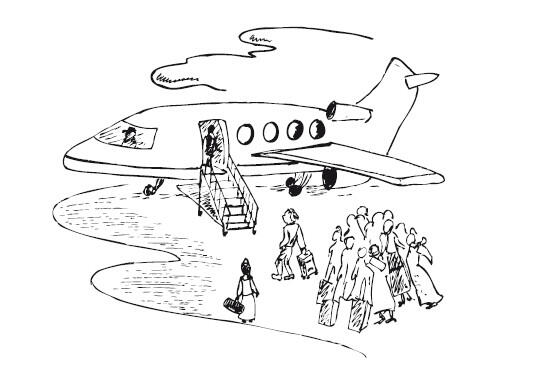 Вся группа направляется к небольшому частному самолёту Сцена V Кабинет короля - фото 14