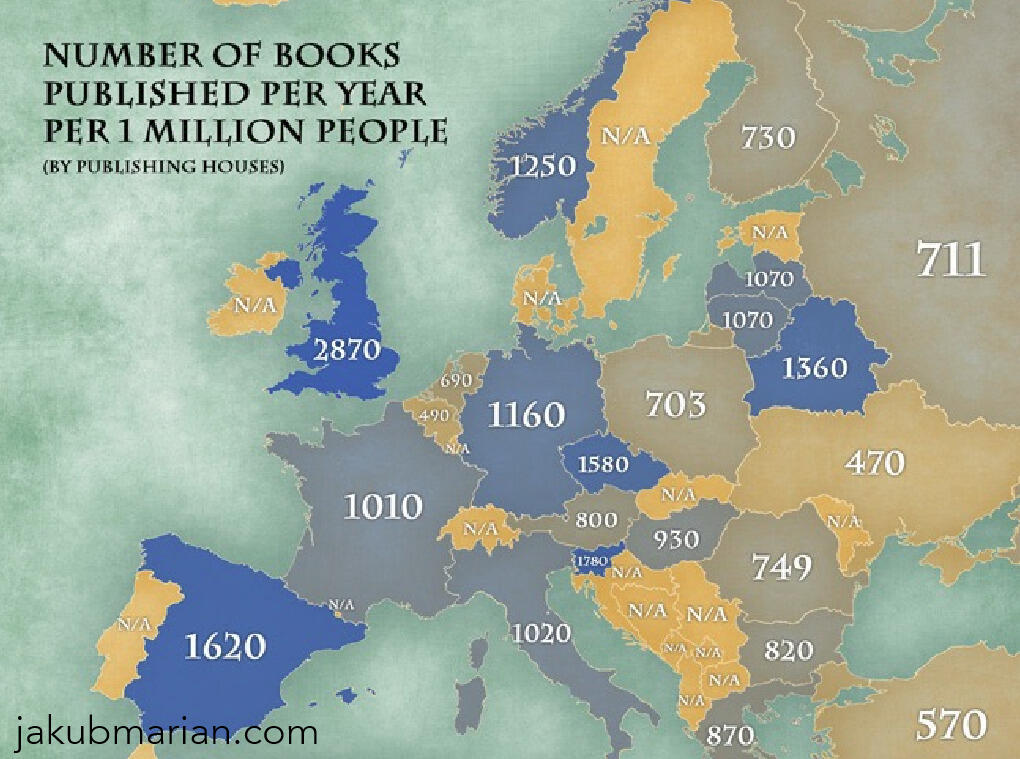 Количество книг на 1 млн жителей по названиям Если говорить о том что - фото 1