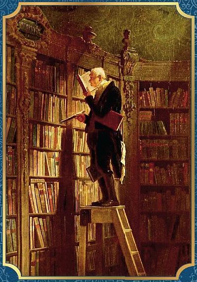 Шпицвег К Книжный червь 1850 - фото 38