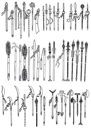 Оружие времен династии Сун Апогеем развития ушу в средние века стала эпоха - фото 10