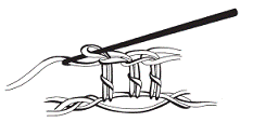 Рис 28 Чешуйки из столбиков с накидом Пико Для отделки края вязаного - фото 28