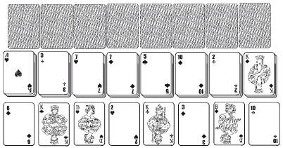 Рис 5 Желание Карлтон Колоду из 36 карт разложить в 4 стопки таким - фото 5