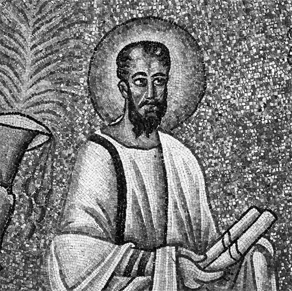 Апостол Павел Фрагмент мозаики Арианский баптистерий Равенна Италия VI в - фото 1
