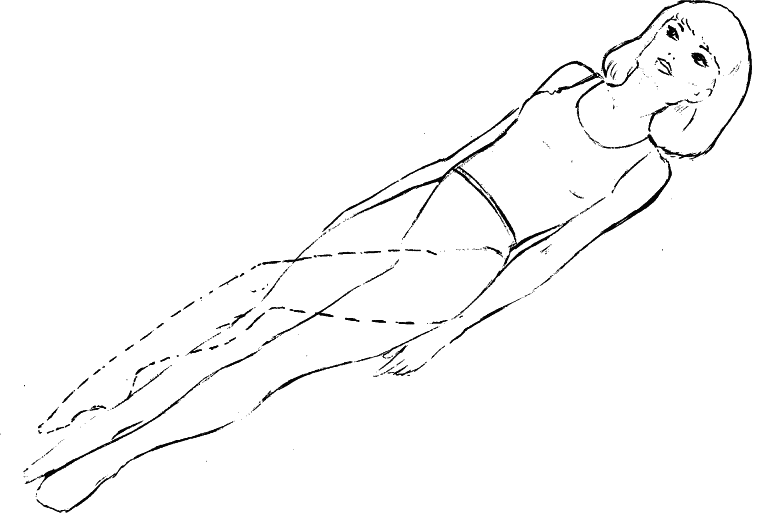 Рисунок 1 4 Здравствуйте ножки Лежа на спине с вытянутыми вдоль тела руками - фото 1