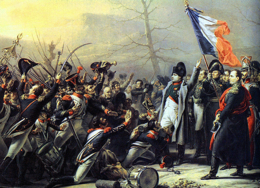 Возвращение Наполеона с Эльбы Встреча с 7 полком линейной пехоты под - фото 1