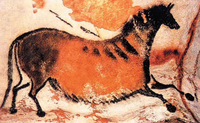 Рис 1 Наскальные изображения животных А лошадь Верхний палеолит Франция - фото 2
