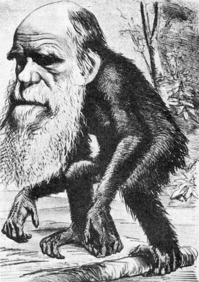 Карикатуры на Чарлза Дарвина Портрет Чарлза Дарвина работы Дж Ричмонда - фото 3