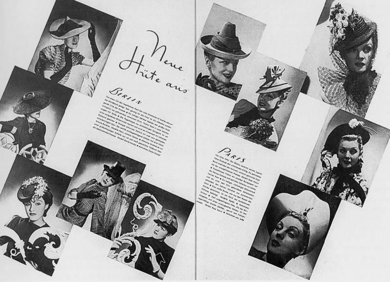Разворот журнала Серебряное зеркало за март 1939 год Сравнение женских - фото 53
