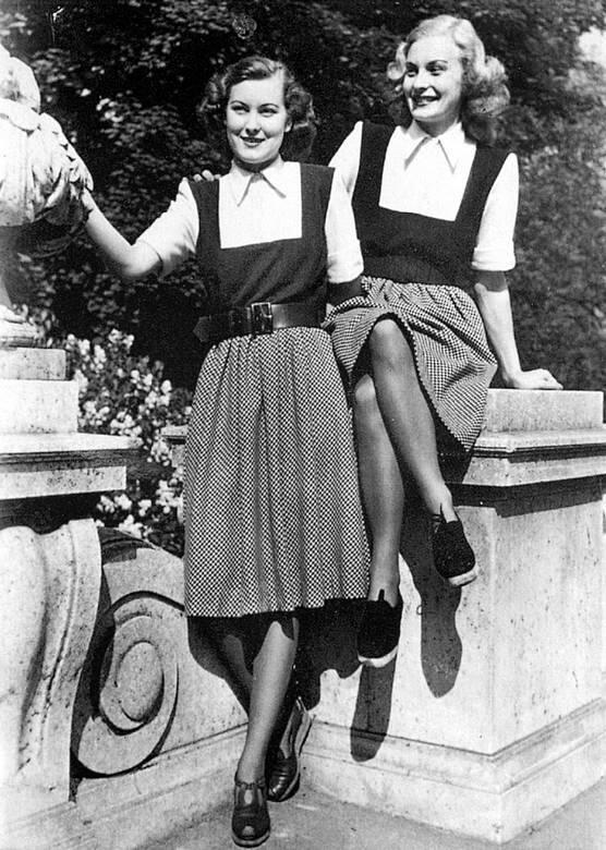 Направляющая коллекция из Вены 1943 года Одежда для девушек сшитая из трех - фото 74