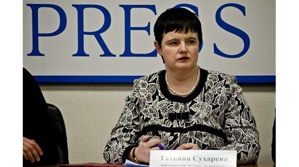 Татьяна Сухарева на прессконференции по поводу разгона митинга 8 марта 2013г - фото 8