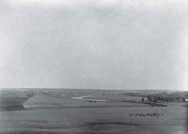 Красные Буйцы Вид на долину реки Непрядвы из окна нашего дома После 1902 - фото 4
